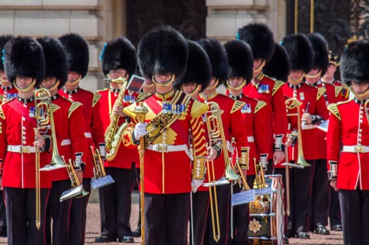 Buckingham Palace e il cambio della guardia